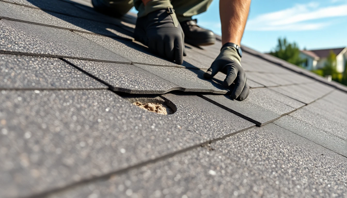 Asphalt shingle repair