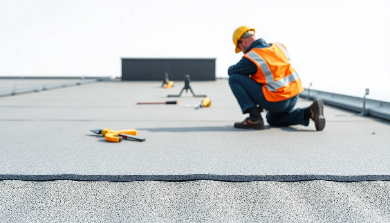 Flat roof repair
